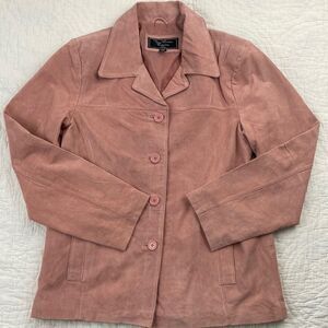 Vintage Vance Leather Collection Leather Pink Jacket size 3XL